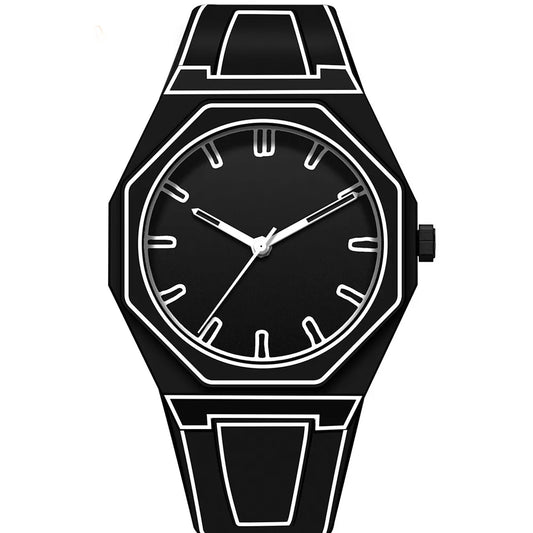Classic men's watch with plastic granules, exquisite business waterproof watch, customizable brand