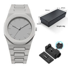 Classic men's watch with plastic granules, exquisite business waterproof watch, customizable brand
