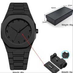 Classic men's watch with plastic granules, exquisite business waterproof watch, customizable brand