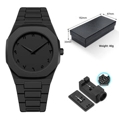 Classic men's watch with plastic granules, exquisite business waterproof watch, customizable brand